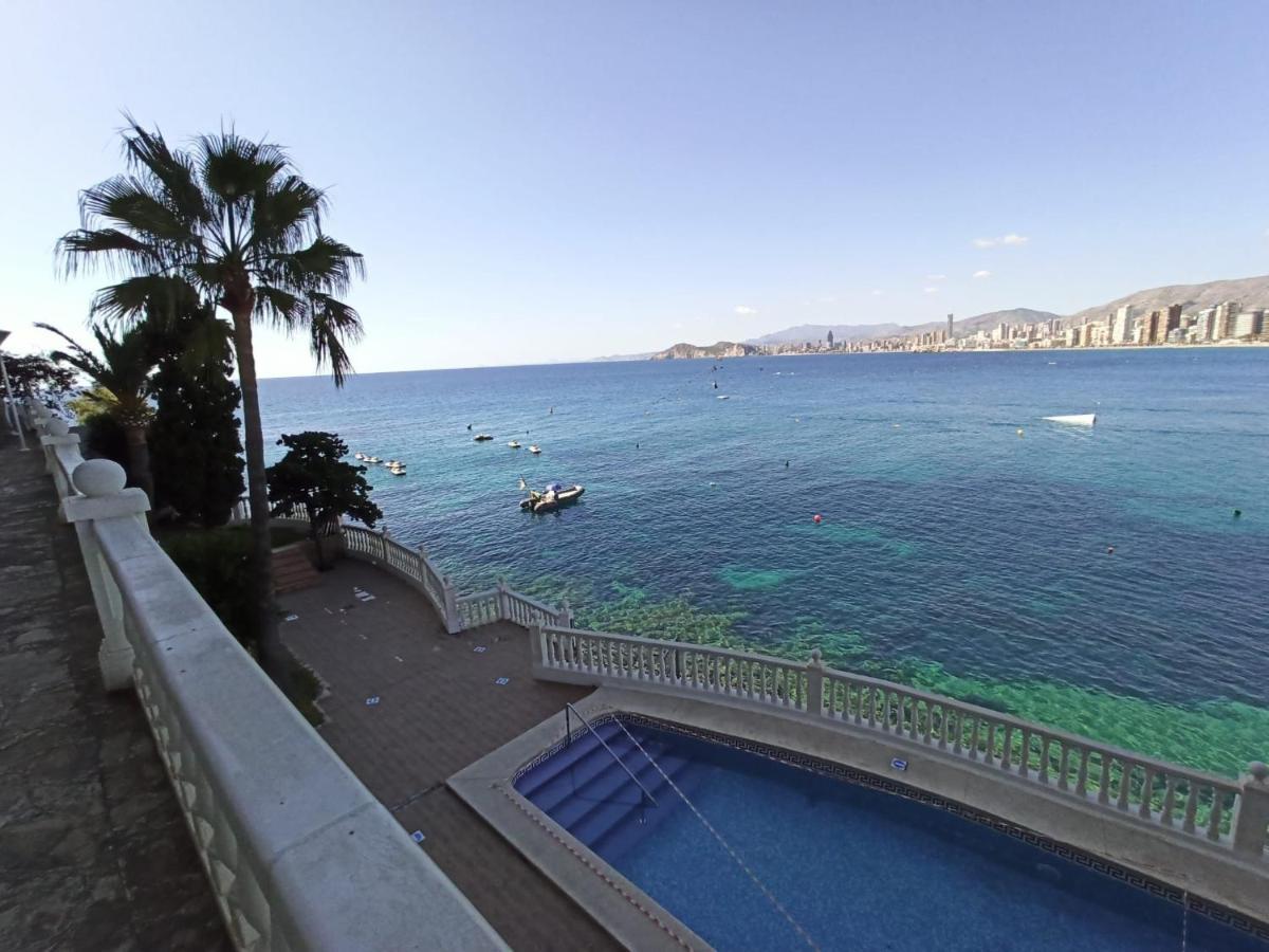 Estudio Primera Linea Con Acceso Privado Al Mar Benidorm Dış mekan fotoğraf