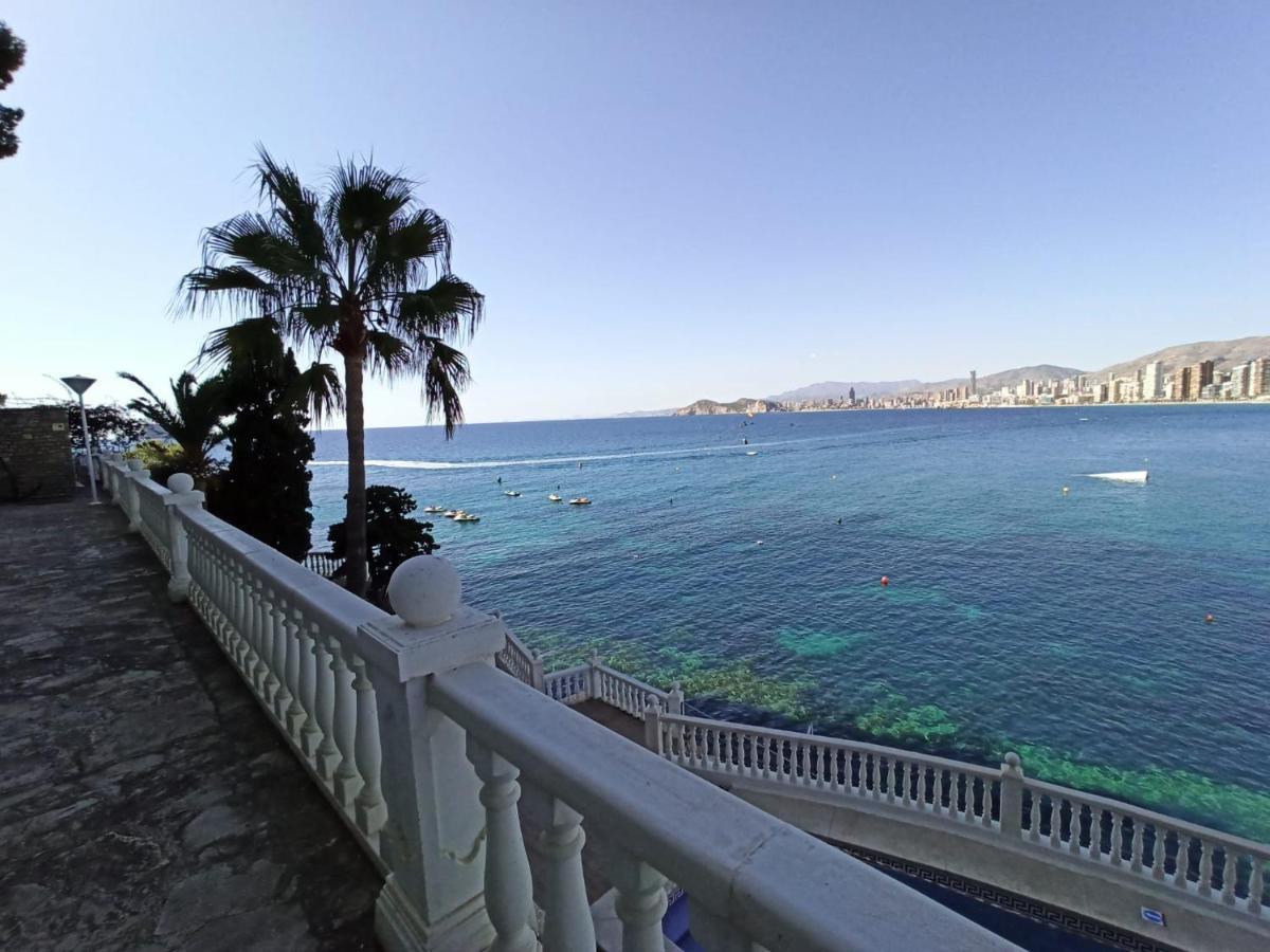 Estudio Primera Linea Con Acceso Privado Al Mar Benidorm Dış mekan fotoğraf