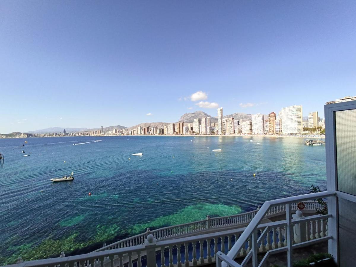 Estudio Primera Linea Con Acceso Privado Al Mar Benidorm Dış mekan fotoğraf