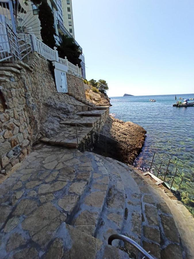 Estudio Primera Linea Con Acceso Privado Al Mar Benidorm Dış mekan fotoğraf
